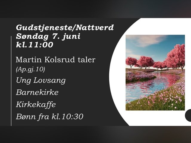 Gudstjeneste søndag formiddag