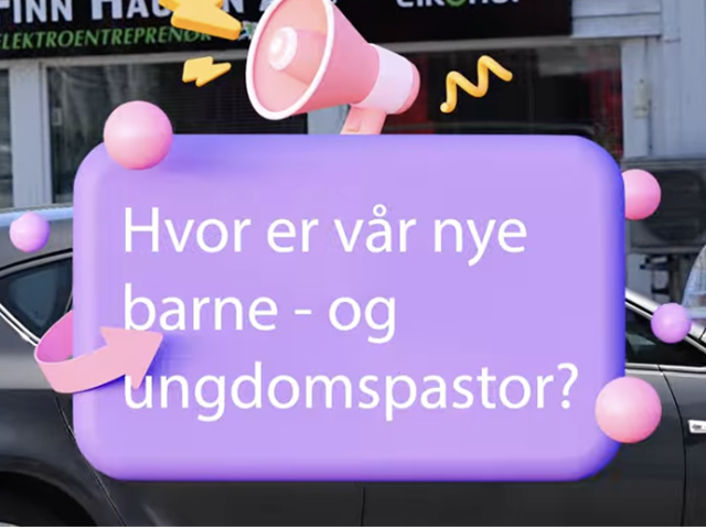 Ungdomspastor søkes